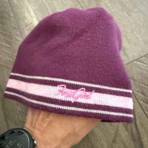 FOX Girl Racing Purple Knit Beanie